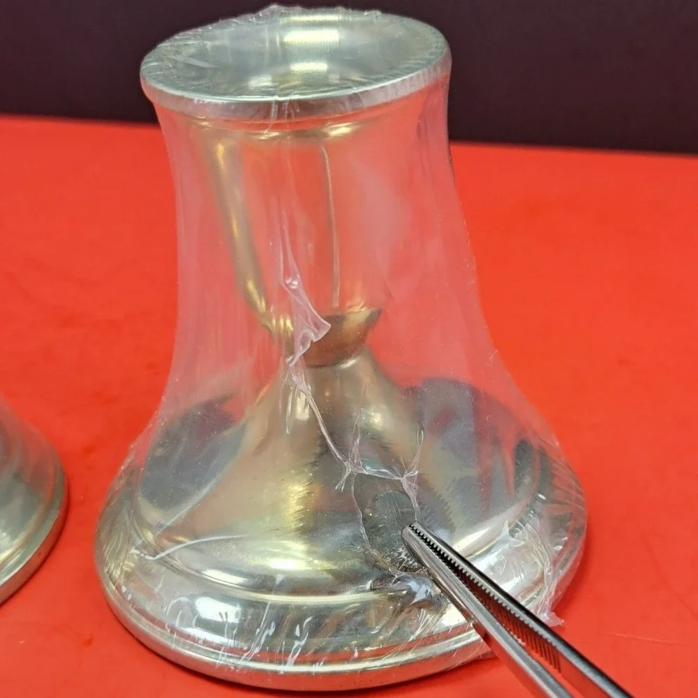Towle Candlesticks Unisex OS Silver New With Imperfections Weighted Sterling 70